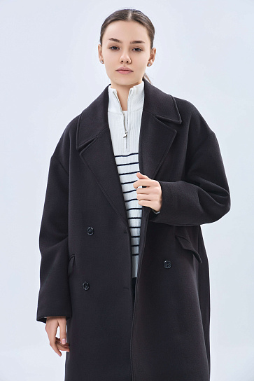 Женское пальто длинная длина AW23WES-21005-147142 фото